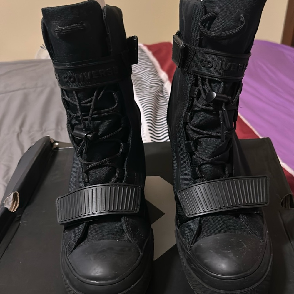 WMNS CHUCK TAYLOR ALL STAR GR82 EXTRA-HIGH 'BLACK'